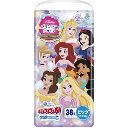 Goo.N Plus Princess Pieluchomajtki PBL 12–22kg 38szt Goo.N Plus Princess Pieluchomajtki PBL 12–22kg 38szt