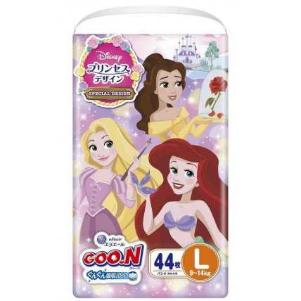 Goo.N Plus Princess Pieluchomajtki PL 9-14kg 44szt