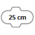 19 szt. 25 cm - with wings