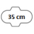 13 pcs. 35 cm - with wings
