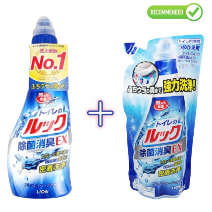 Lion środek czyszczący do toalety 450ml + uzupełnienie 350ml