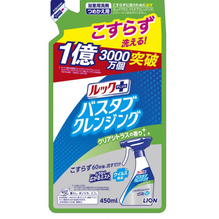 Lion Look Plus Środek czyszczący do łazienki o szybkim działaniu o zapachu cytrusów, uzupełnienie 450ml