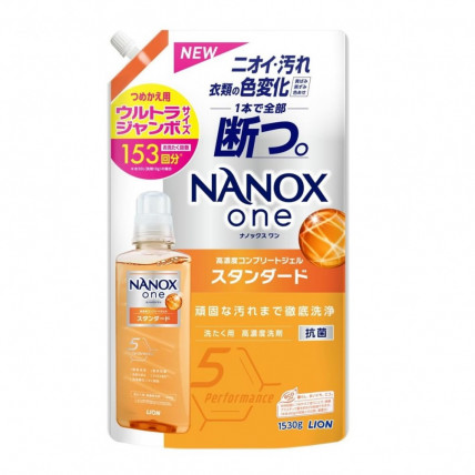 Lion Nanox One Żel do prania do trudnych zabrudzeń, uzupełniacz 1530g