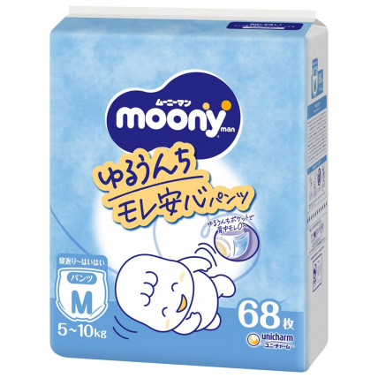 Moony  Diapers-panties PM 5-10kg 68pcs