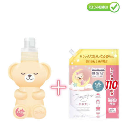 FaFa Story Dreamy Płyn do płukania tkanin 450g + uzupełniacz 1100g FaFa Story Dreamy Płyn do płukania tkanin 450g + uzupełniacz 1100g