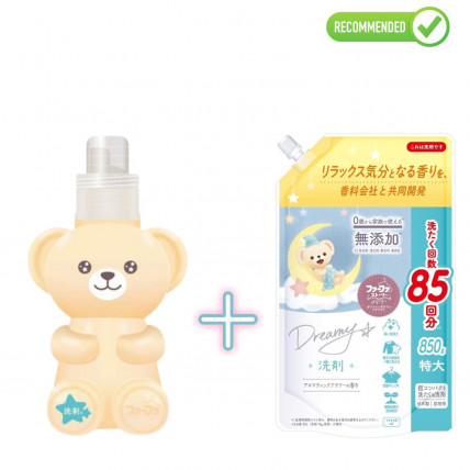 FaFa Story Dreamy Płyn do prania 400g + uzupełniacz 850g FaFa Story Dreamy Płyn do prania 400g + uzupełniacz 850g