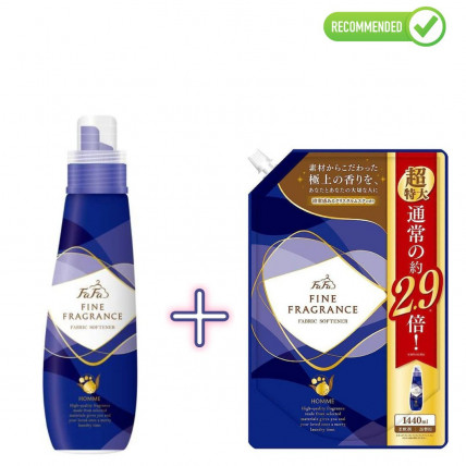 Fafa Story Homme Płyn do płukania tkanin 600ml + uzupełniacz 1440ml