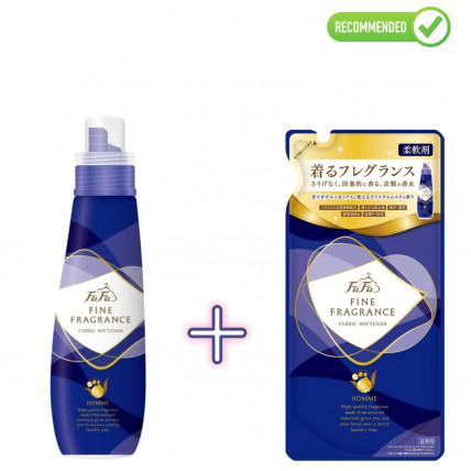 Fafa Story Homme Płyn do płukania tkanin 600ml + uzupełniacz 500ml