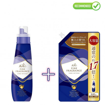 Fafa Story Homme Płyn do płukania tkanin 600ml + uzupełniacz 840ml