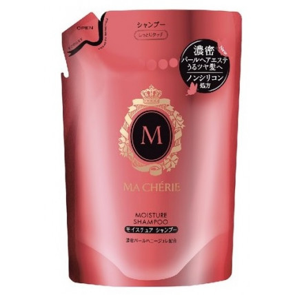 Shiseido MA CHERIE Nawilżający szampon do włosów o kwiatowo-owocowym zapachu, uzupełniacz 380ml
