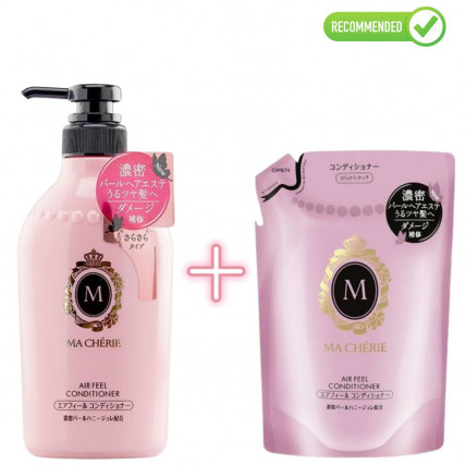 Shiseido MA CHERIE odżywka nadająca objętość 450ml + wkład uzupełniający 380ml