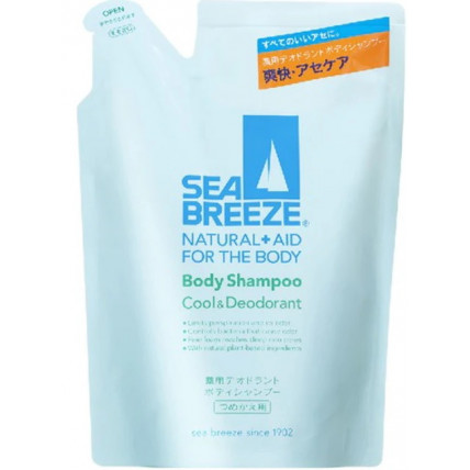 Shiseido Sea Breeze Żel pod prysznic o działaniu dezodorującym uzupełniacz 400ml