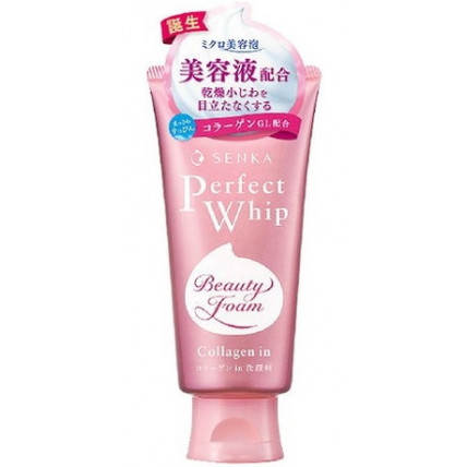 Shiseido Senka Oczyszczająca pianka do twarzy z kolagenem 120g