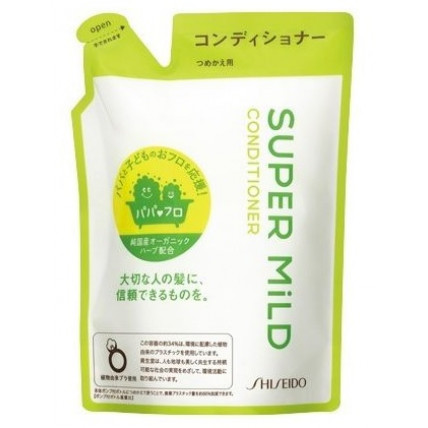 Shiseido Super Mild odżywka do włosów o zapachu ziół, wkład uzupełniający 400ml