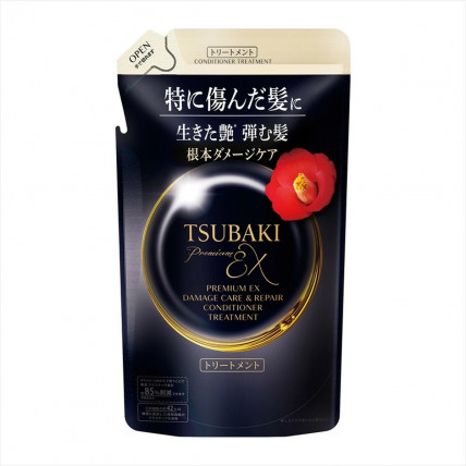 Shiseido Tsubaki Premium EX Odżywka-maska regenerująca do włosów zniszczonych, uzupełnienie 300ml