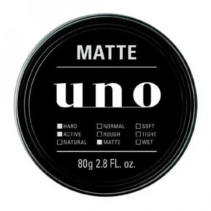 Shiseido Uno Wosk do włosów o matowym efekcie 80g