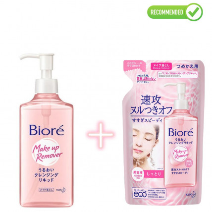 Biore Жидкость для снятия макияжа 230мл + наполнитель 210мл