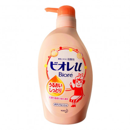 Biore U Moisturizing body wash body soap with a delicate floral-fruity fragrance 480ml