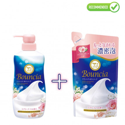 Cow Bouncia Płynne mydło do ciała 480ml + uzupełnienie 360ml