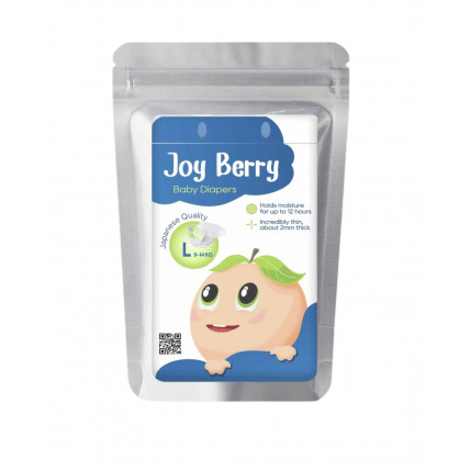 JoyBerry Pieluchy L 9–14 kg próbka 3 szt JoyBerry Pieluchy L 9–14 kg próbka 3 szt