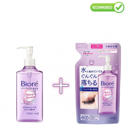 Olejek hydrofilowy do demakijażu Biore 230 ml + uzupełniacz 210 ml
