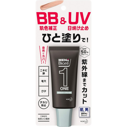 Biore ONE BB UV Крем для мужчин SPF50+ 30г