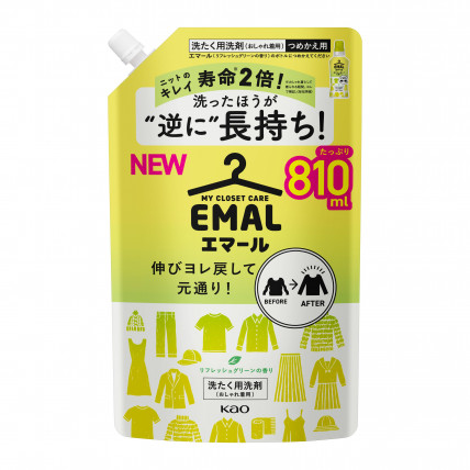 Kao Emal Płyn do prania, uzupełnienie 810 ml