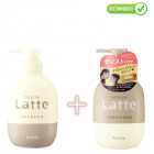 Kracie Ma & Me Latte Nawilżający szampon 490ml + odżywka 490g