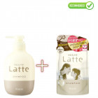 Kracie Ma & Me Latte Nawilżający szampon 490ml + uzupełnienie 360ml