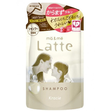 Kracie Ma & Me Latte Nawilżający szampon, uzupełnienie 360ml