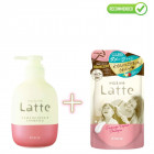 Kracie Ma & Me Latte Regenerujący szampon 490ml + uzupełnienie 360ml