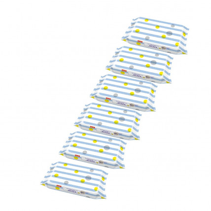 Iplus 99,9% chusteczki nawilżane dla dzieci z kwasem hialuronowym 480 szt