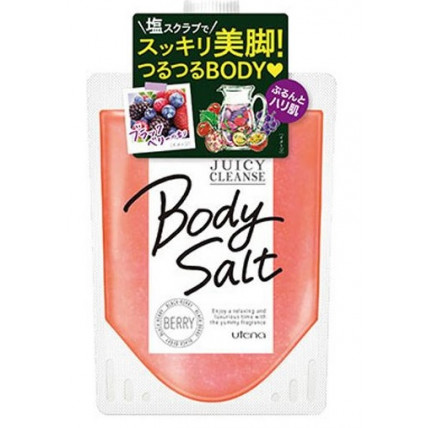 Utena Juicy Cleanse Peeling do ciała na bazie soli o zapachu jeżyny 300g