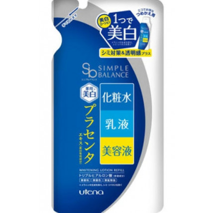 Utena Simple Balance Rozjaśniający lotion do twarzy z kwasem hialuronowym wkład 200ml