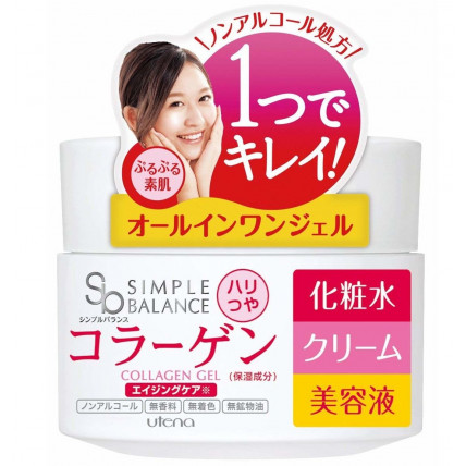 Utena Simple Balance Żel do twarzy z kolagenem 100g